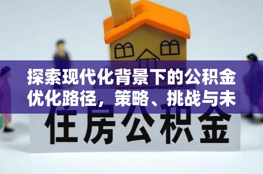 宣州探索现代化背景下的公积金优化路径，策略、挑战与未来展望