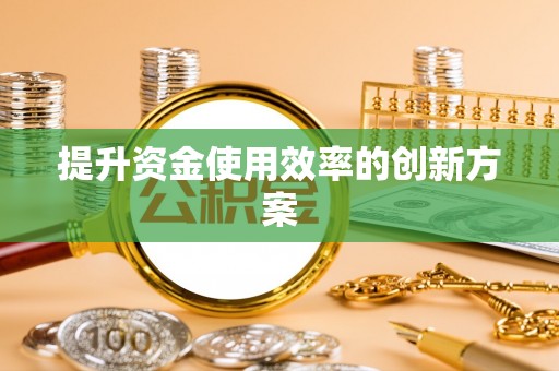 宣州提升资金使用效率的创新方案