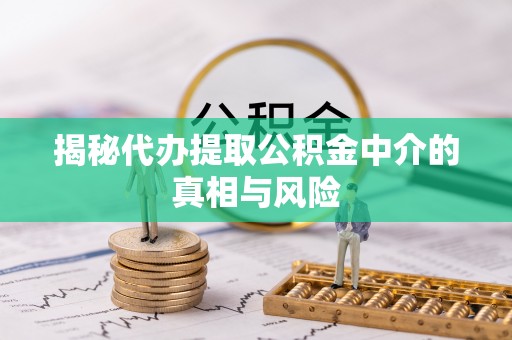 宣州揭秘代办提取公积金中介的真相与风险