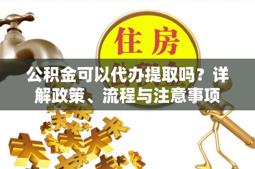 宣州公积金可以代办提取吗？详解政策、流程与注意事项