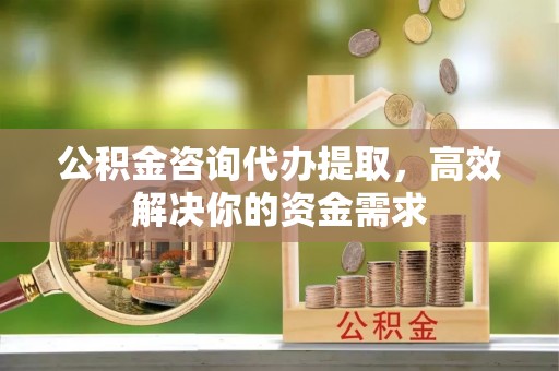 宣州公积金咨询代办提取，高效解决你的资金需求