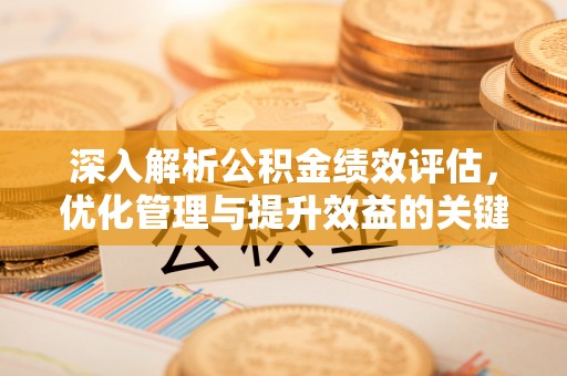 宣州深入解析公积金绩效评估，优化管理与提升效益的关键路径