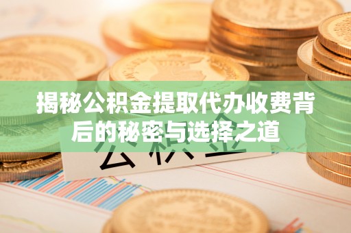 宣州揭秘公积金提取代办收费背后的秘密与选择之道