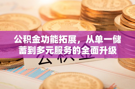 宣州公积金功能拓展，从单一储蓄到多元服务的全面升级