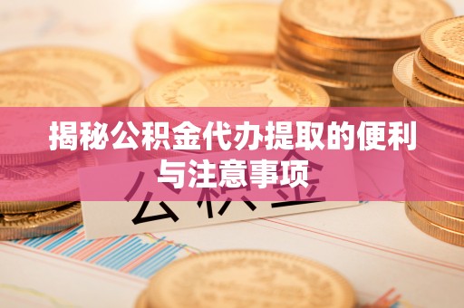 宣州揭秘公积金代办提取的便利与注意事项
