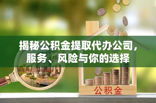 宣州揭秘公积金提取代办公司，服务、风险与你的选择